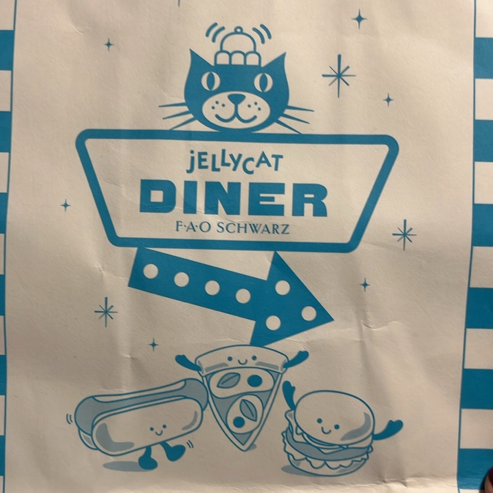 Jellycat Diner Tote Brand new Bang! New York Only! From FAO Schwarz Hard to get - Picture 5 of 5